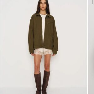 Reformation Khaki Women's Utility Jacket